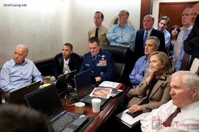 tổng thống obama và ngoại trưởng clinton trong tấm ảnh nổi tiếng về quá trình theo dõi chiến dịch tiêu diệt trùm khủng bố osama bin laden ngày 1/5/2011. ảnh: white house