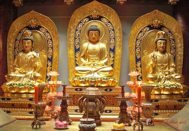 Bàn thờ Phật cách đặt tượng và bài trí đúng tập tục