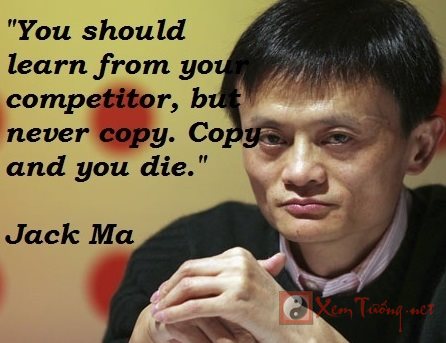 Những câu nói nổi tiếng bằng tiếng anh của Jack Ma